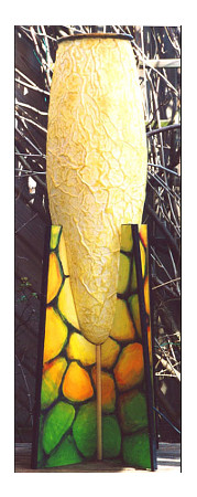 Große Kaminfeuer Lampe