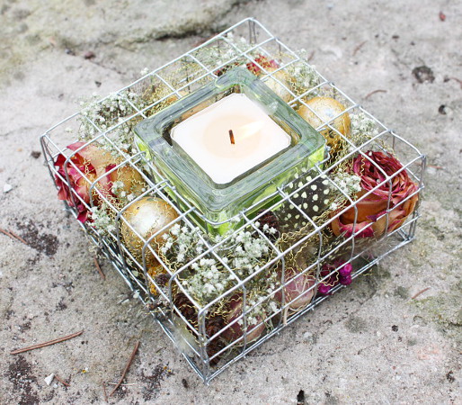 Elegantes österliches Gitterkästchen