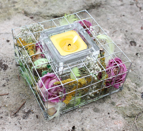 Frühlingshaftes Gitterkästchen