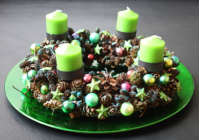 Kleiner bunter Kranz