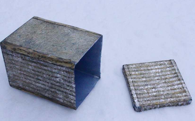 Fake-Metal mit Alufolie